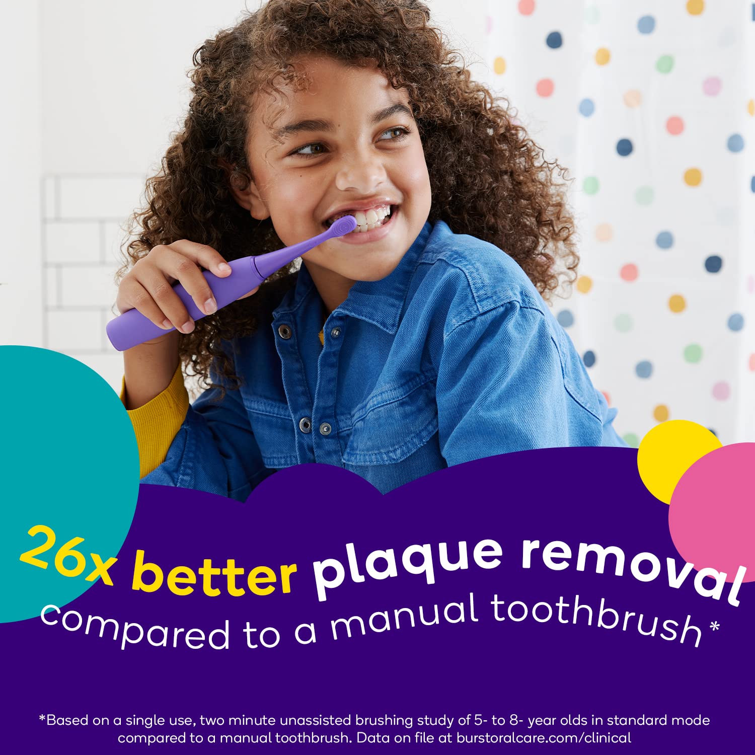 BURST Replacement Heads for Kids Electric Toothbrush

