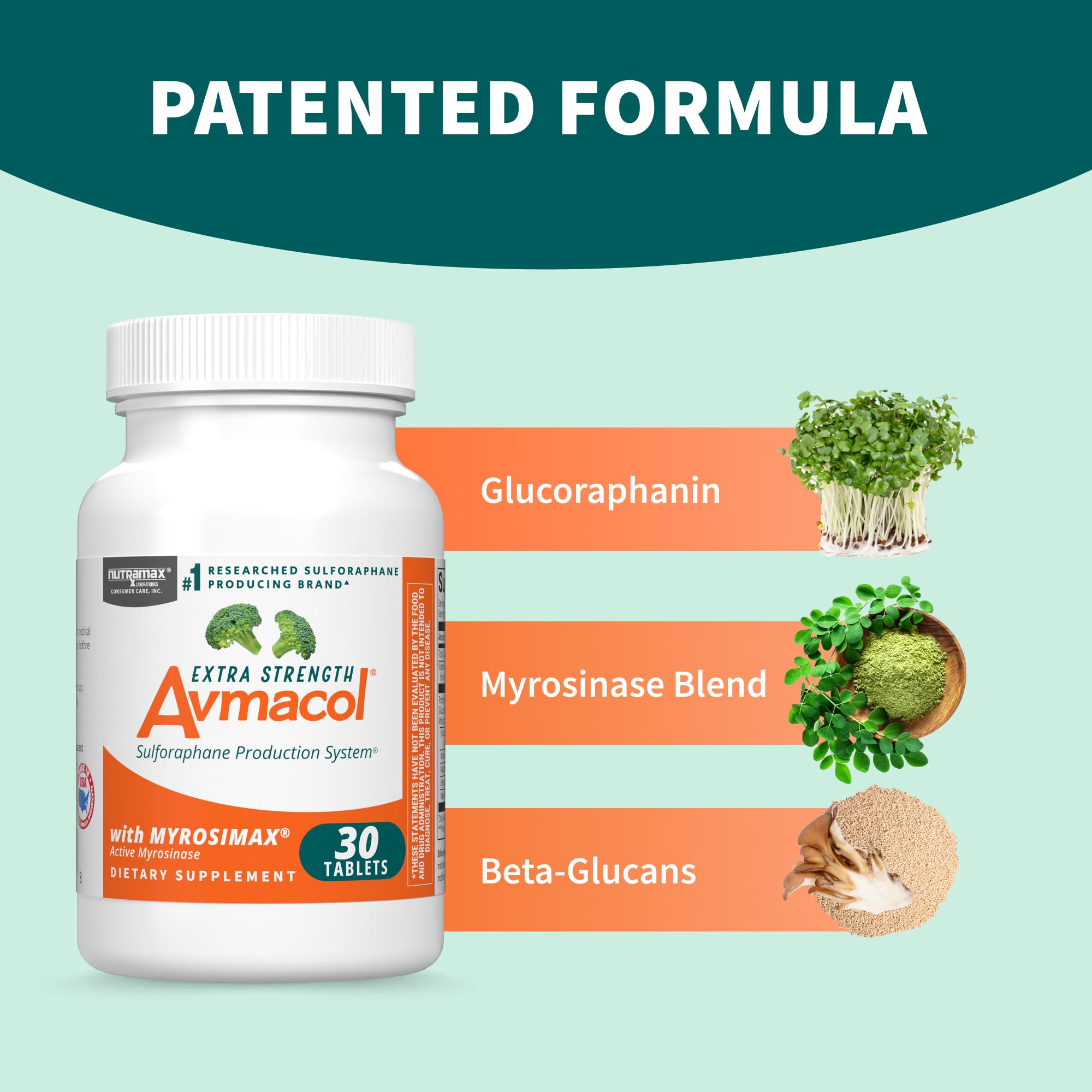 Nutramax Avmacol Extra Strength Sulforaphane Supplement

