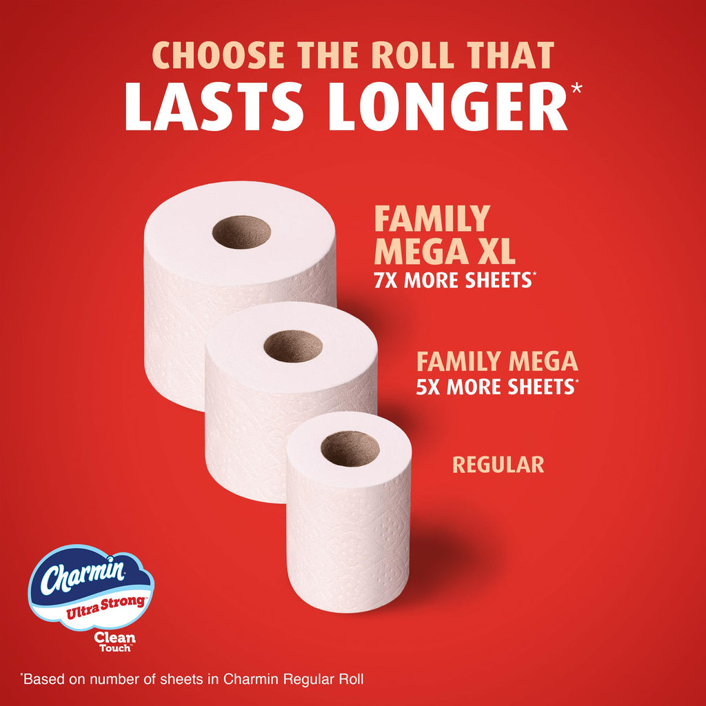 Charmin Ultra Strong Clean Touch Toilet Paper | 4x Stronger

