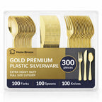 Plastic Cutlery Set - Heavy-Duty Disposable, BPA-Free

