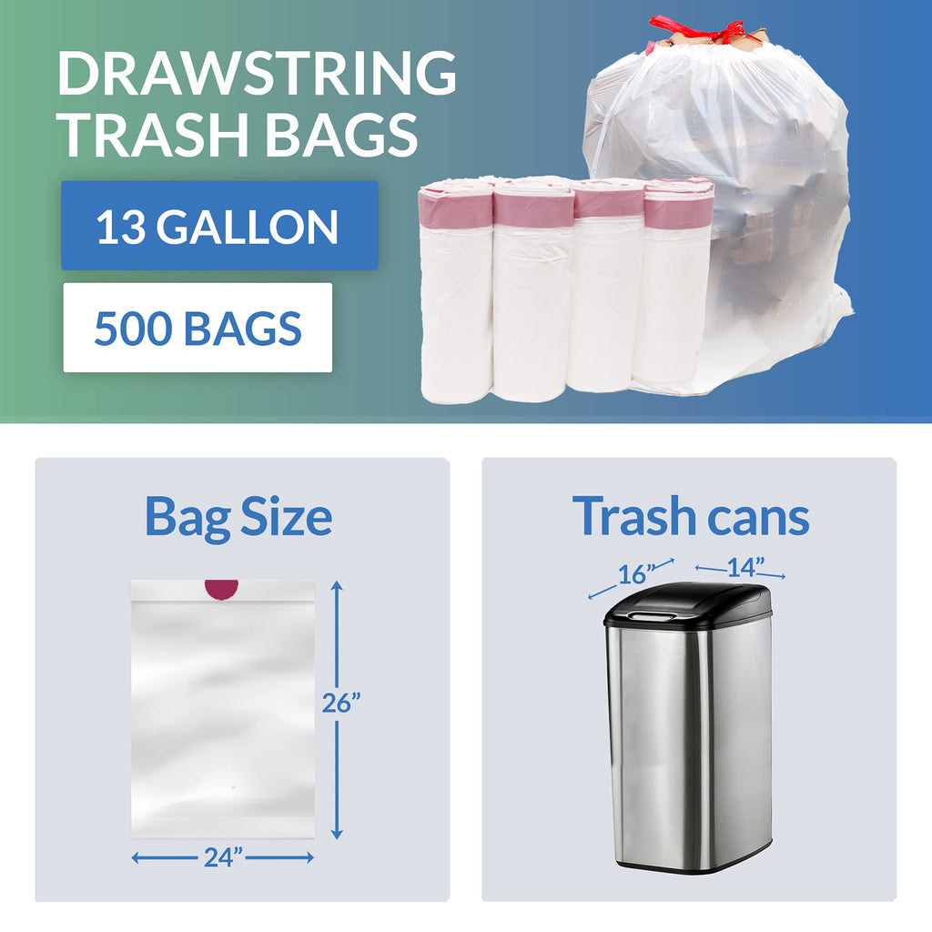 Reli. Drawstring Kitchen Trash Bags | Durable

