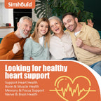 Simhould CoQ10 Gummies with Omega-3 for Heart Health

