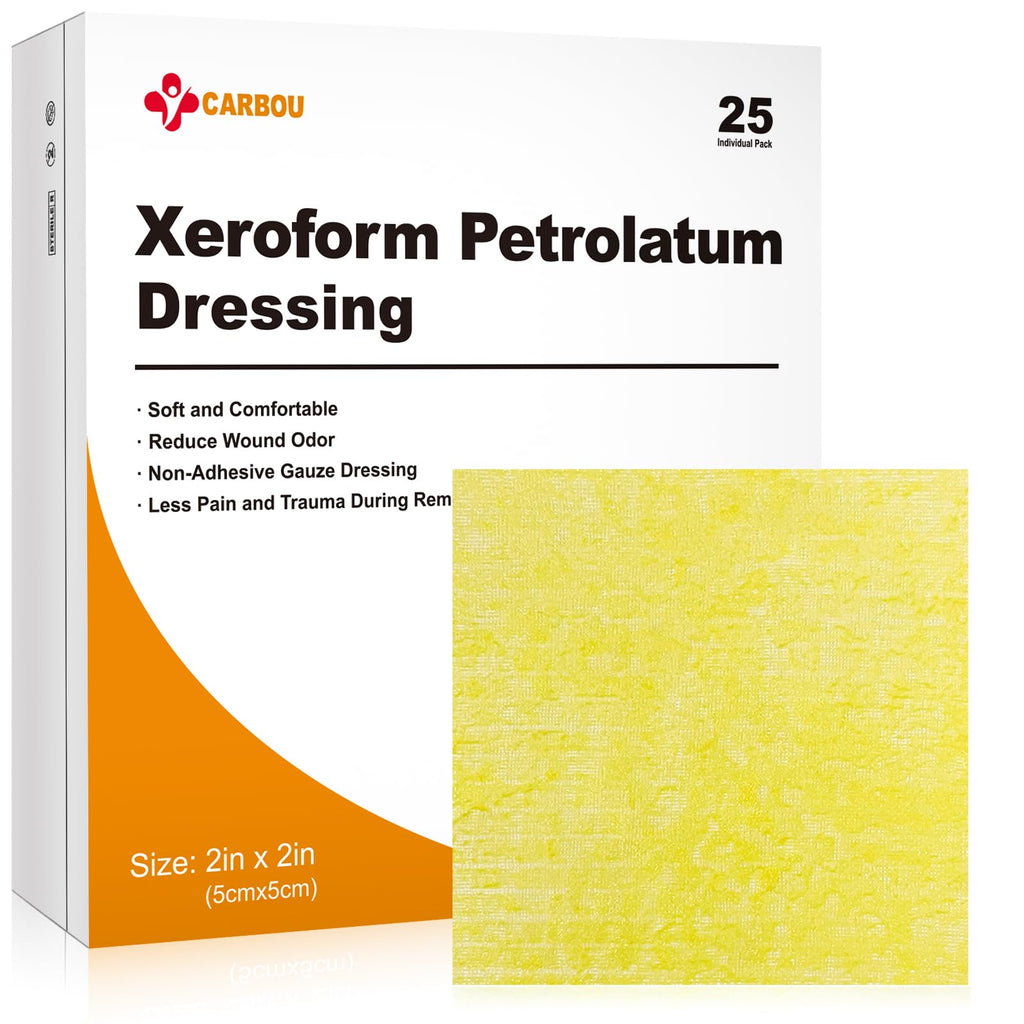 Carbou Medical Xeroform Petrolatum Dressing - Non-Adherent Gauze