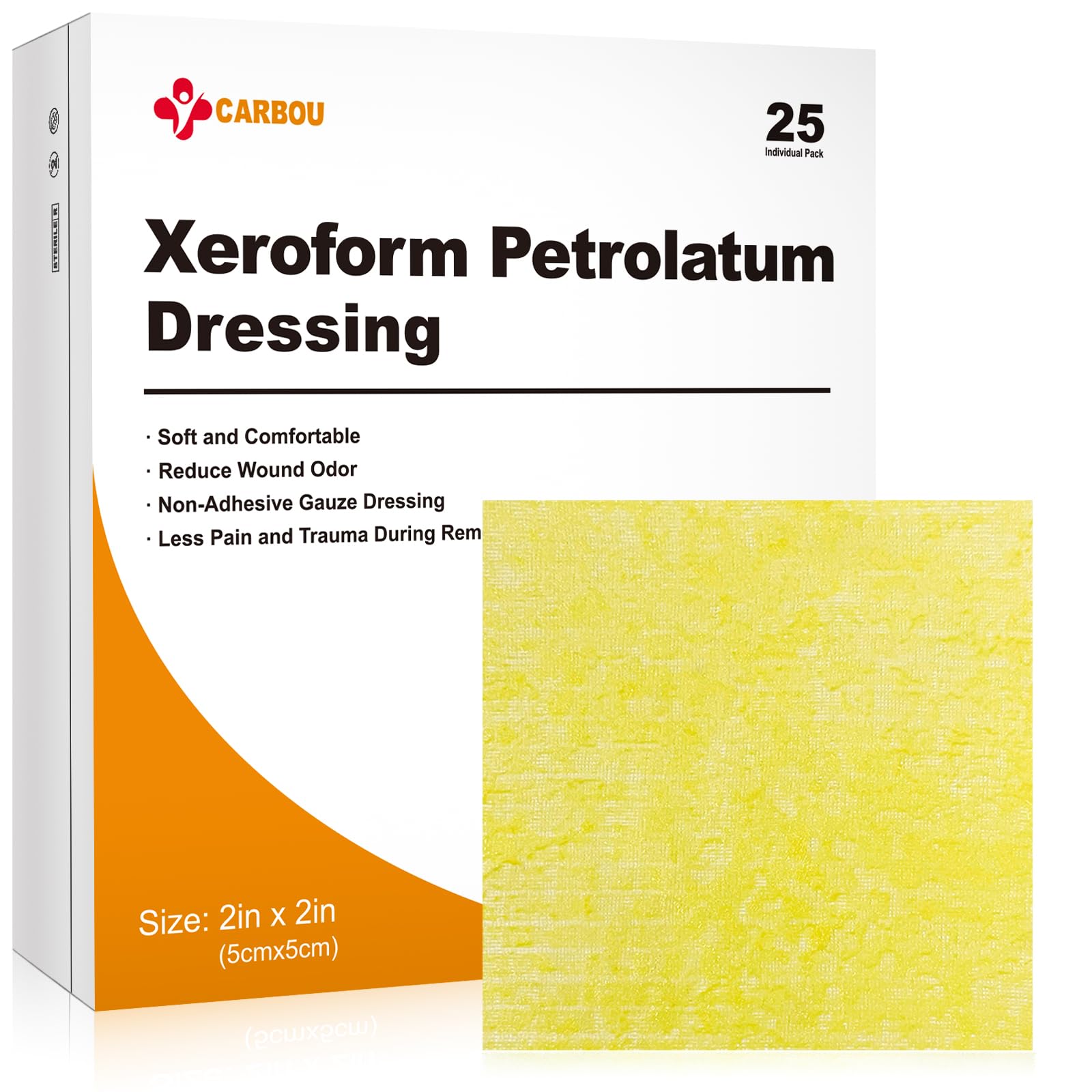 Carbou Medical Xeroform Petrolatum Dressing - Non-Adherent Gauze