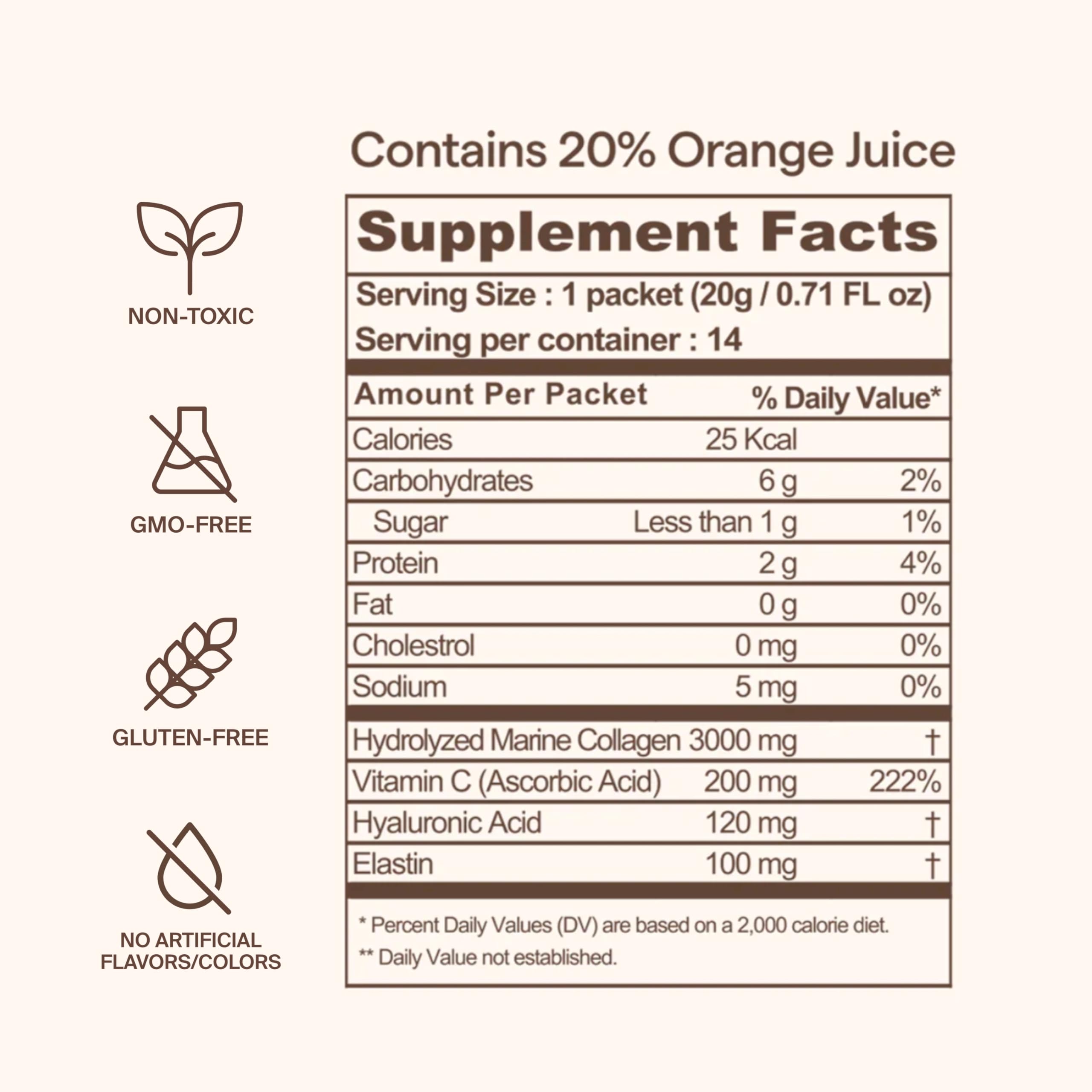 Ownist Triple Collagen Liquid Supplement for Skin

