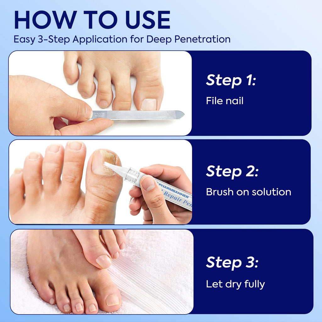 Nail Care Solution Kit for Thick Brittle Nails


