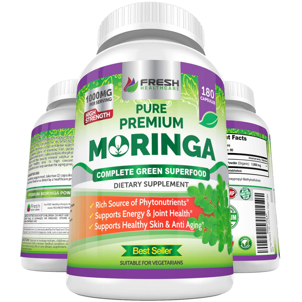 FRESH HEALTHCARE Moringa Supplement | Energy & Immunity

