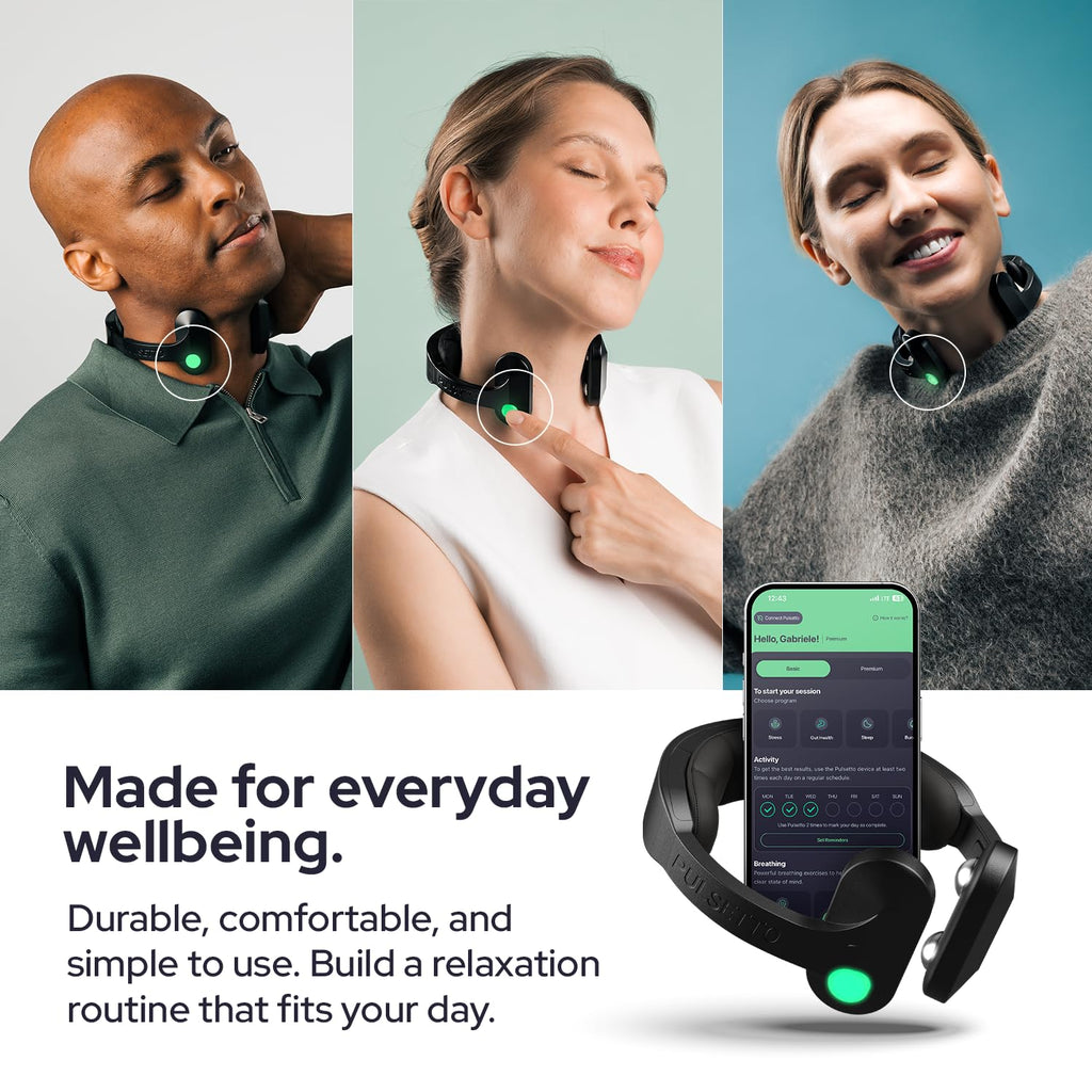Pulsetto Wellness Wearable for Relaxation and Sleep

