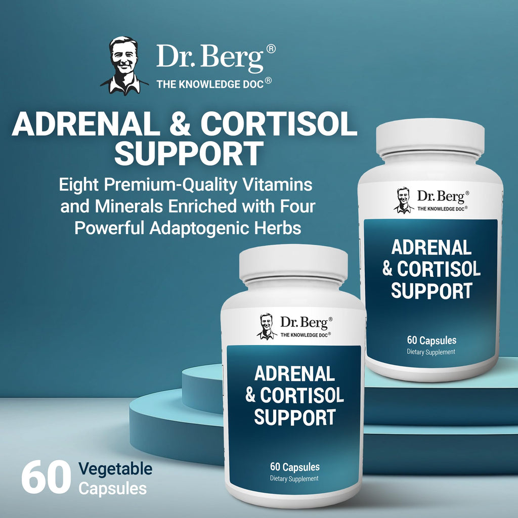 Dr. Berg Adrenal & Cortisol Capsules - Stress Support

