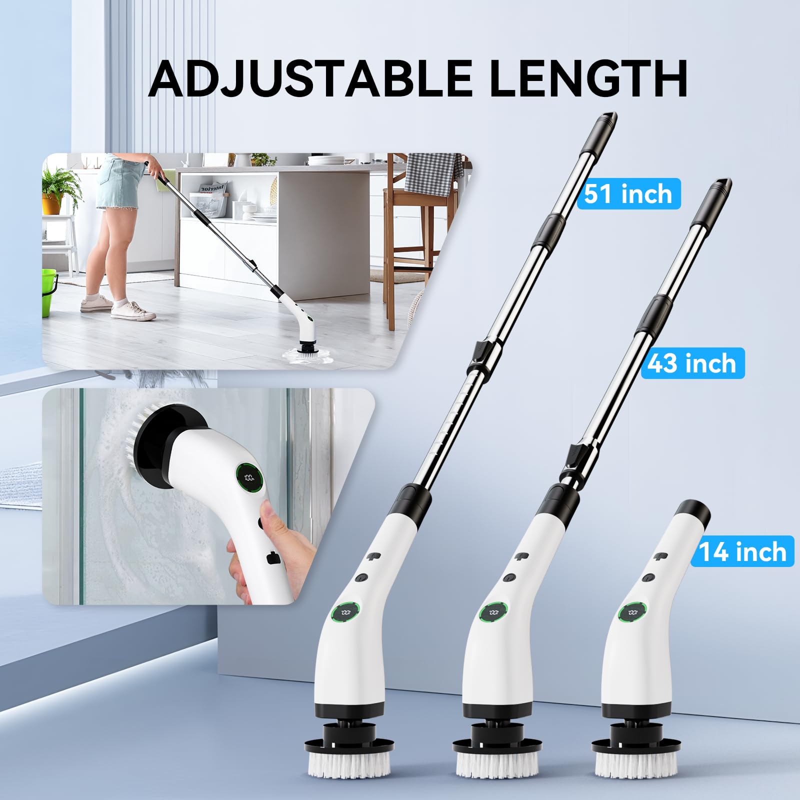 Swyprrix Electric Spin Scrubber Cordless Bathroom IPX7


