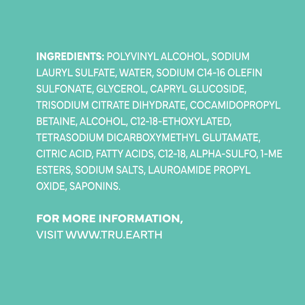 Tru Earth Compact Dry Laundry Detergent Sheets Eco-Strips

