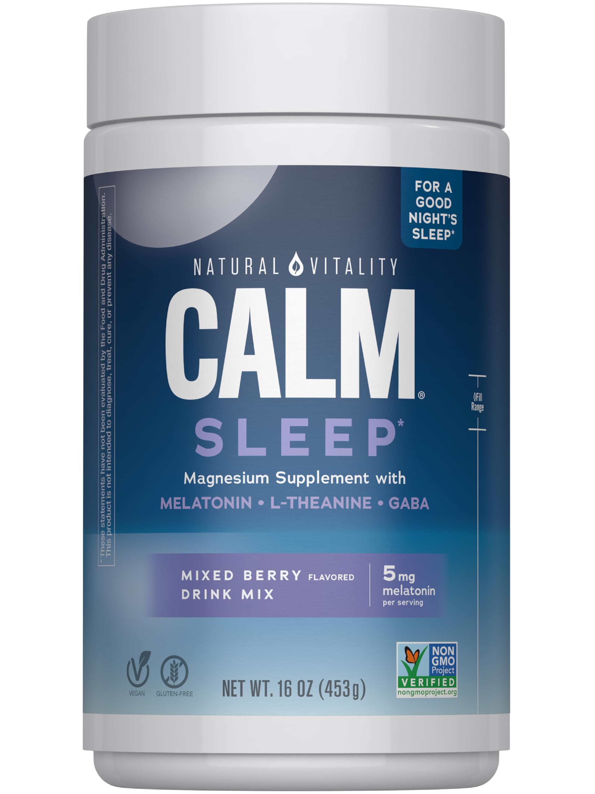 Natural Vitality CALM Sleep Magnesium Drink Mix

