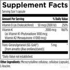 Designs for Health Vitamin D Synergy - 2000 IU D3 + K1/K2

