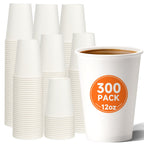 METAPRINT Disposable Paper Cups Thickened Rim - Food Safe

