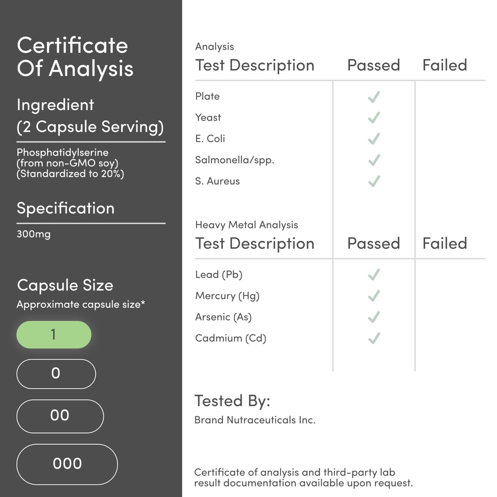 Phosphatidylserine Supplement by Double Wood

