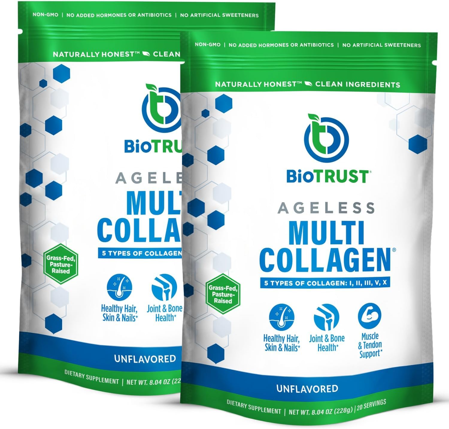 BioTrust Ageless Multi Collagen Peptides Powder