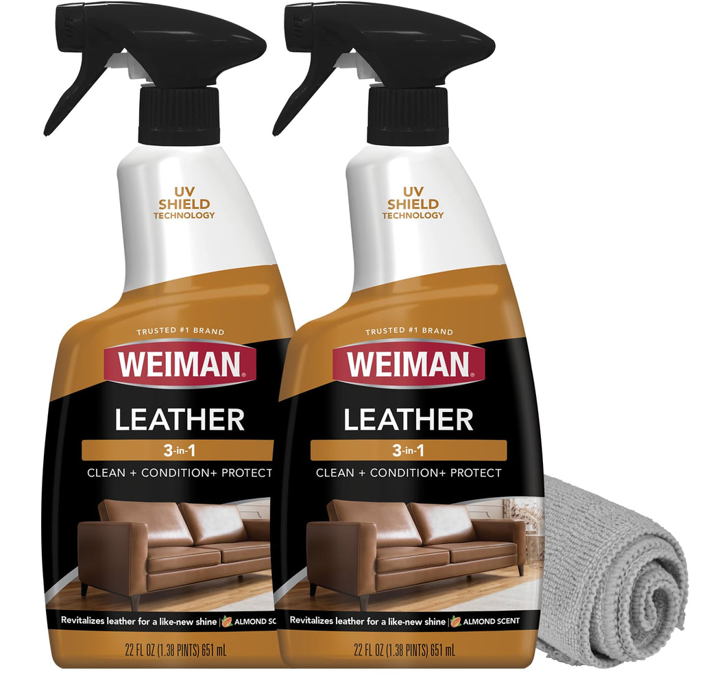 Weiman Leather Cleaner & Conditioner for Finished Leather

