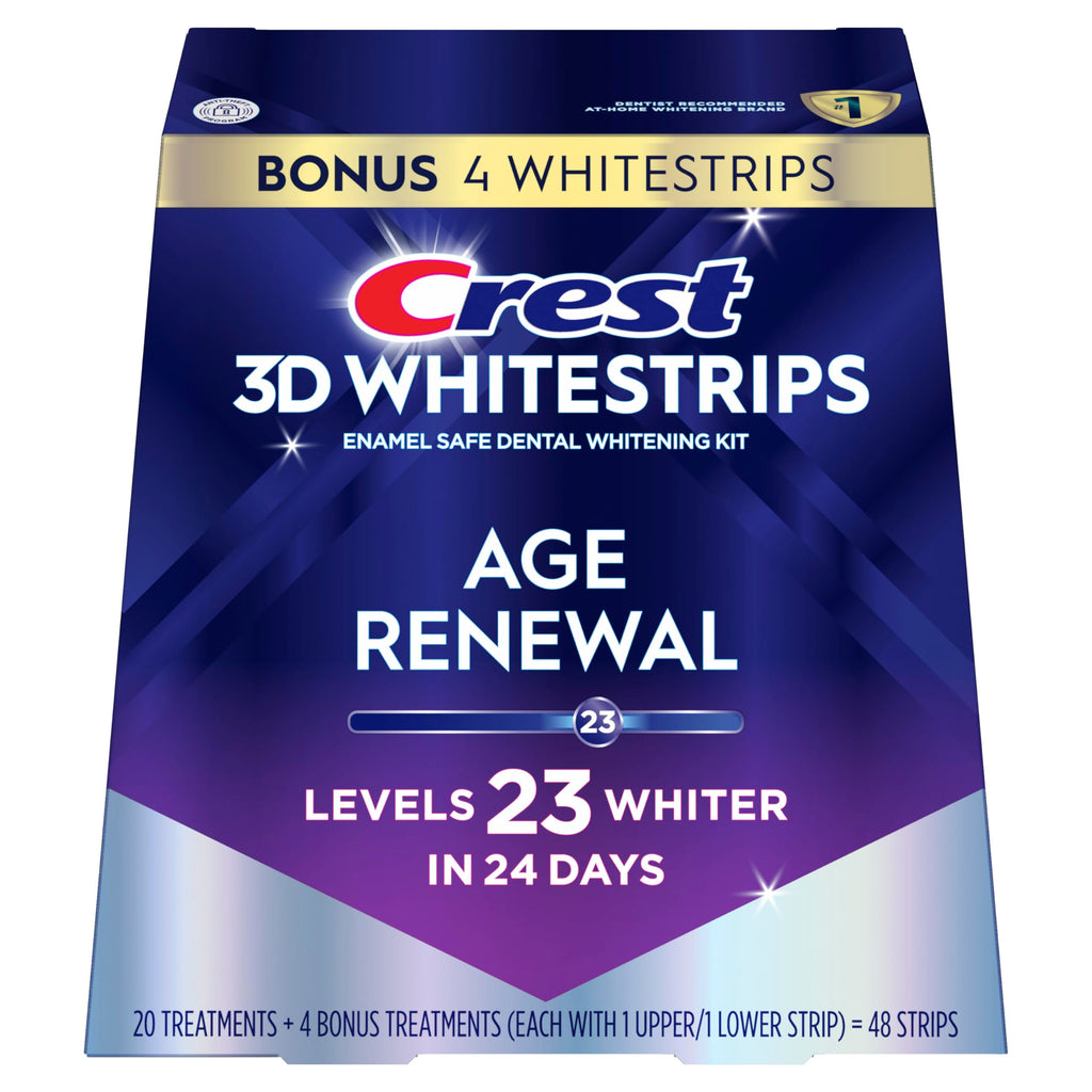 Crest Whitestrips Age Renewal Teeth Whitening Kit

