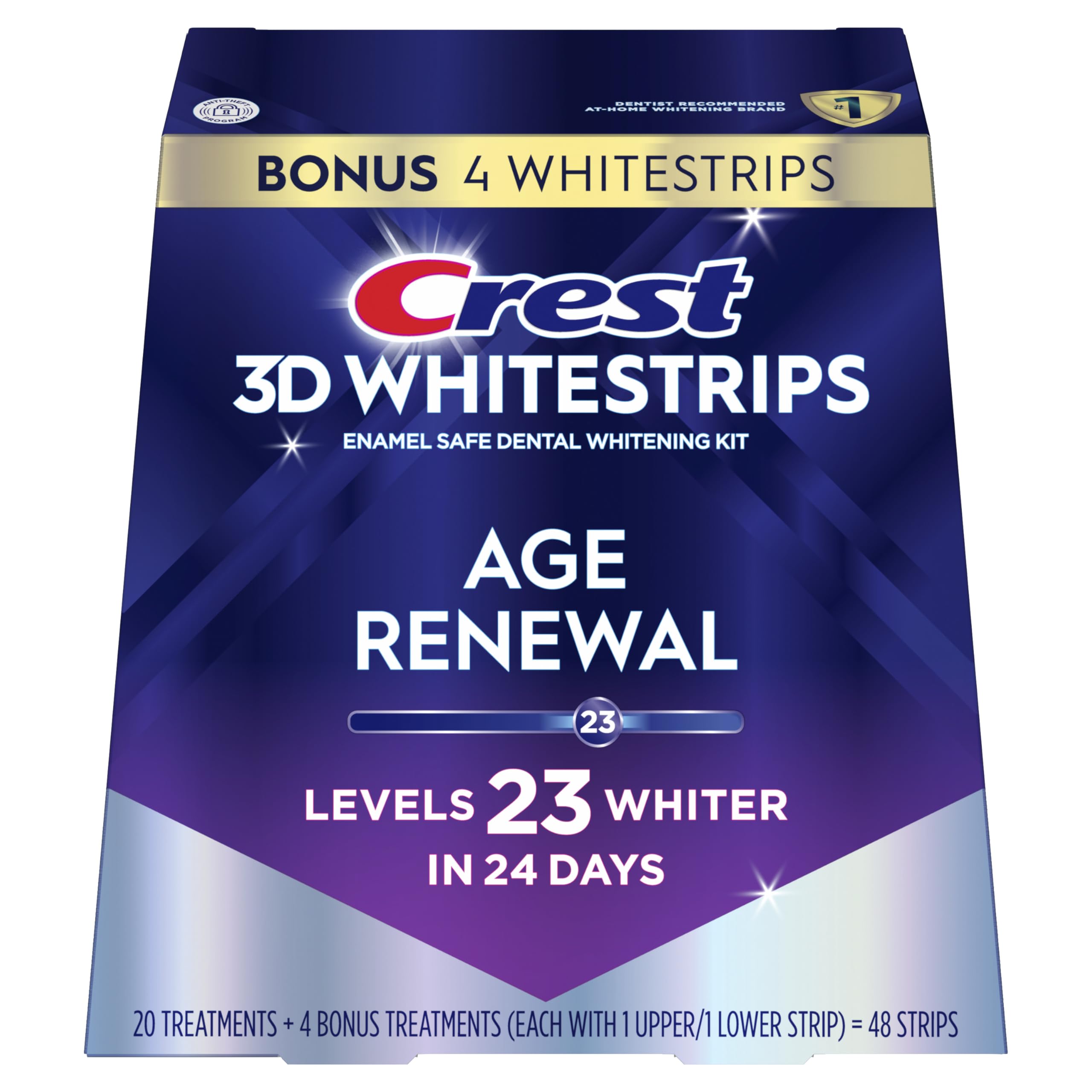 Crest Whitestrips Age Renewal Teeth Whitening Kit

