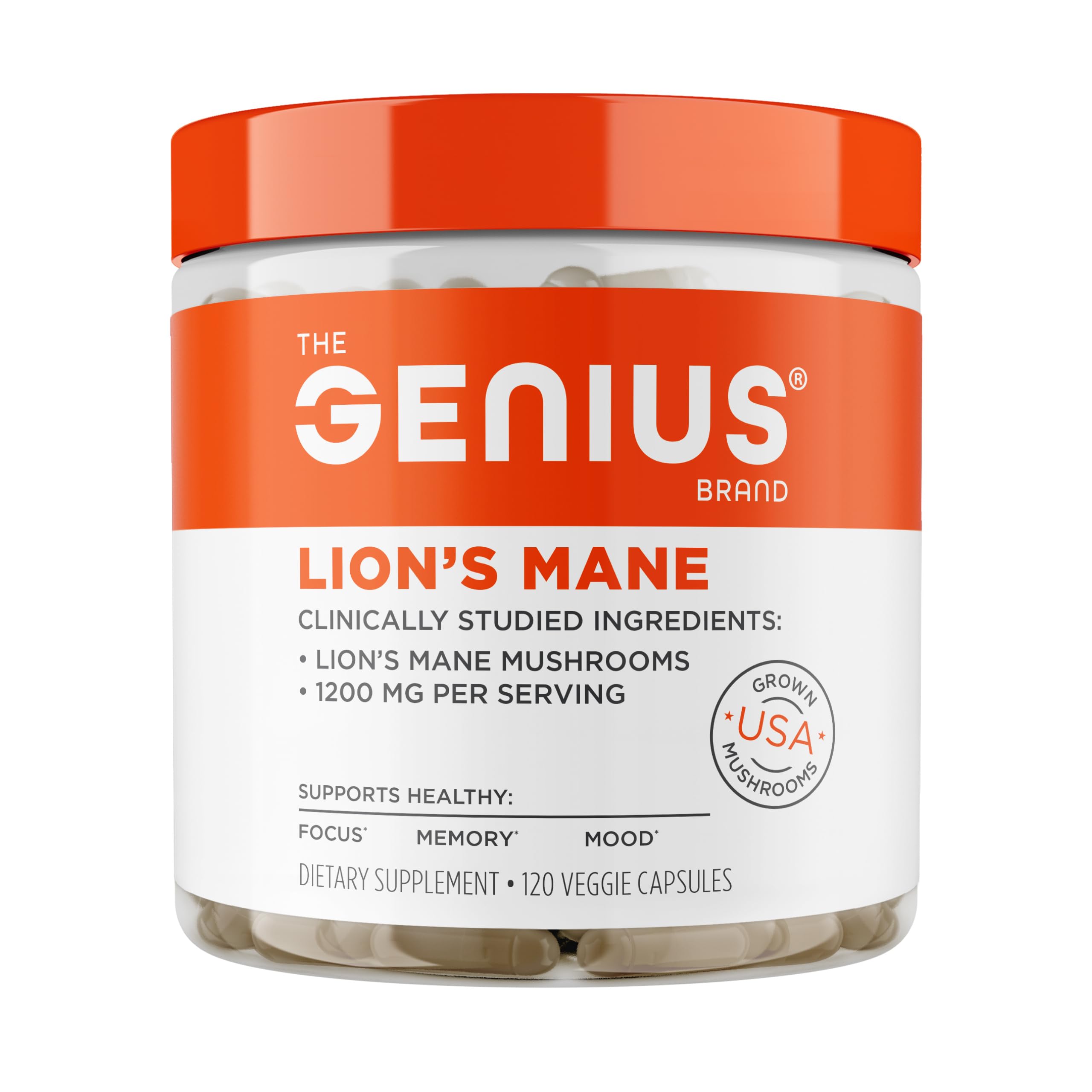 Genius Lion's Mane by The Genius Brand – Brain Health

