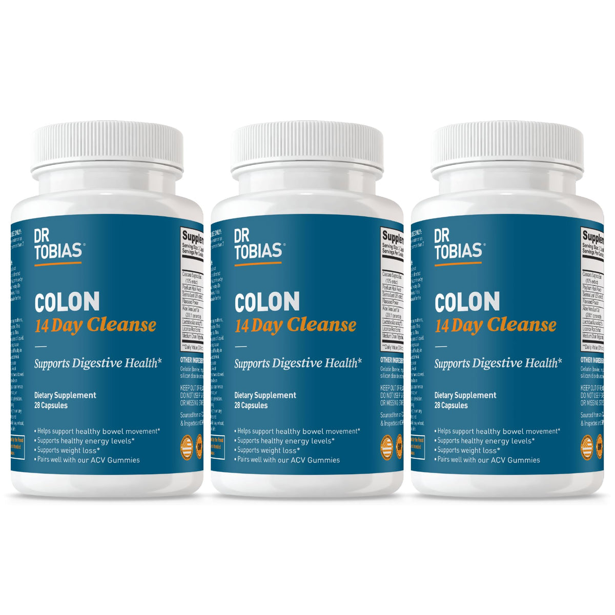 Dr. Tobias Colon Cleanse for Digestive Health and Gentle Detox