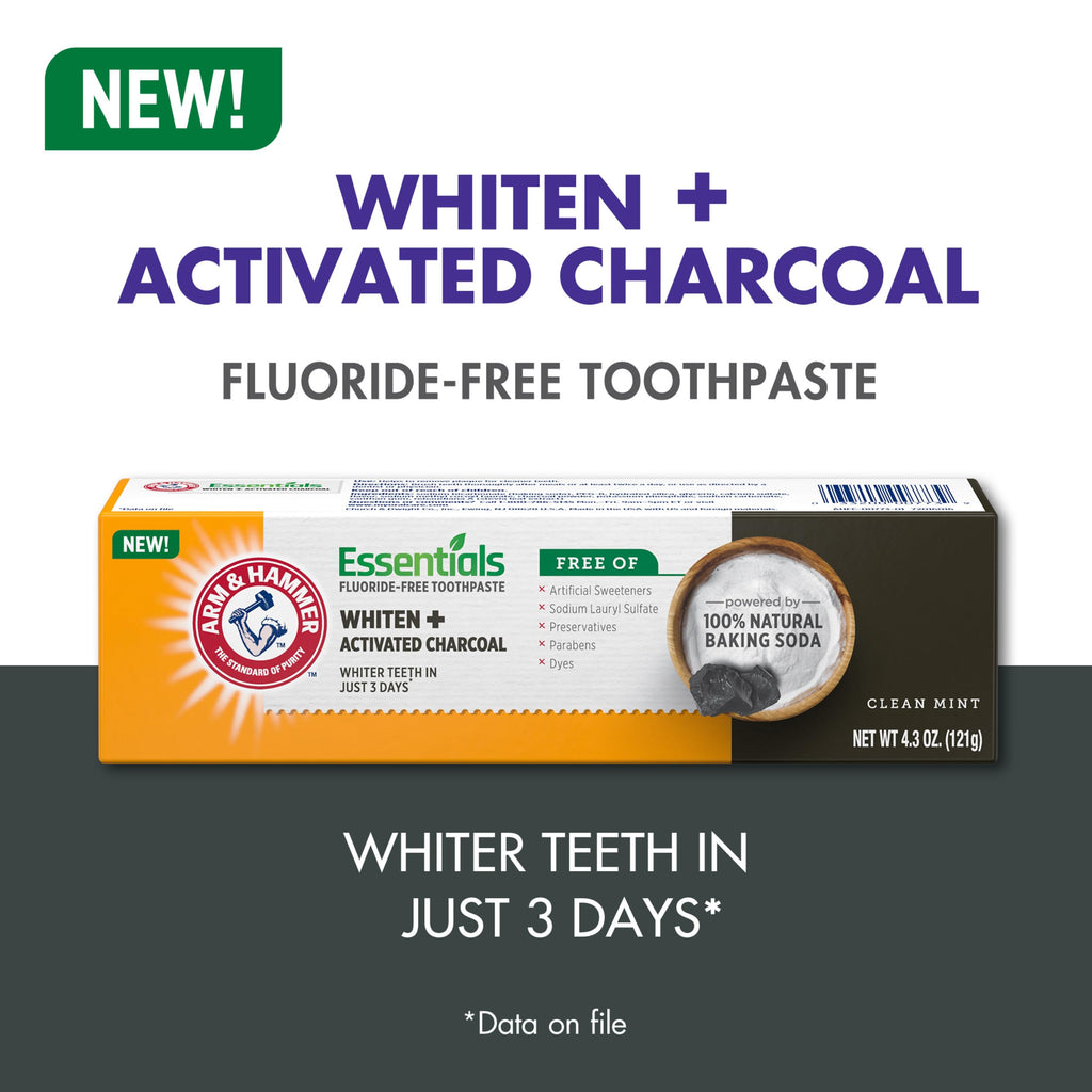 ARM & HAMMER Essentials Whitening Fluoride-Free Toothpaste

