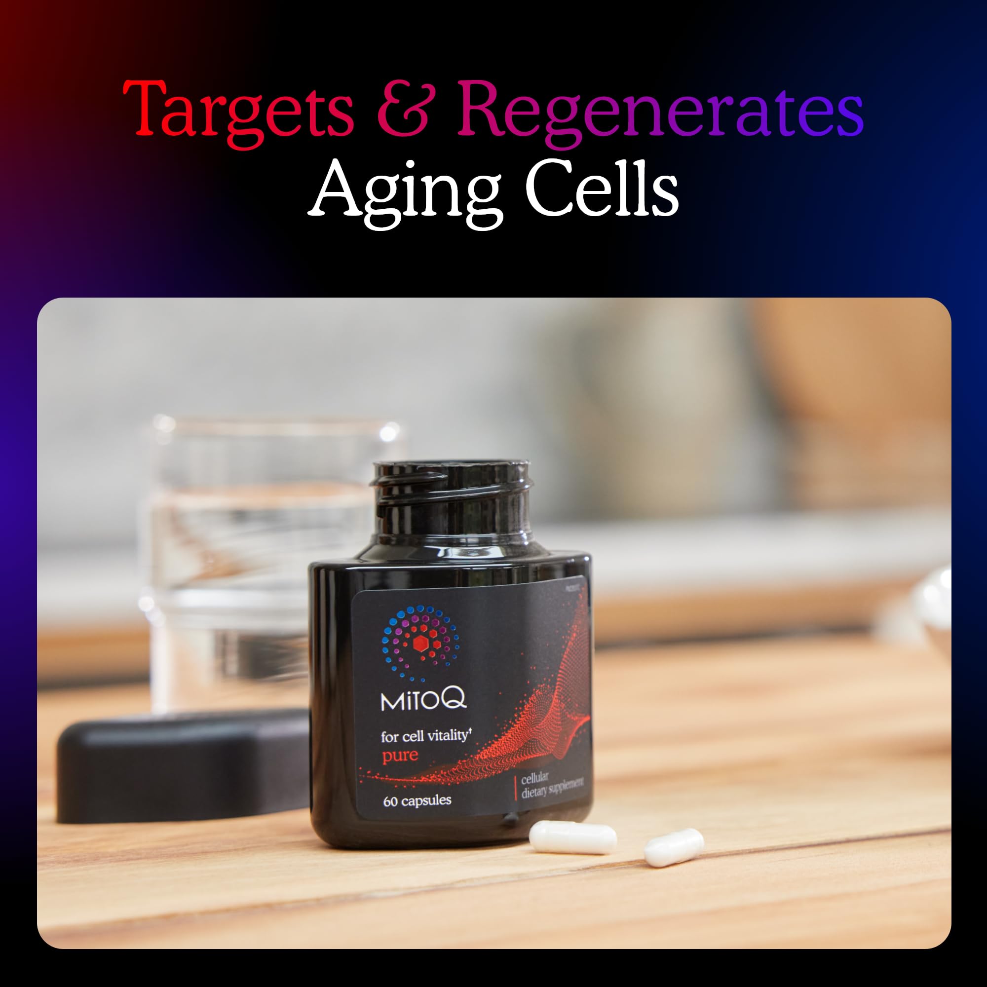 MitoQ Pure Advanced Mitochondria Supplement | Energy

