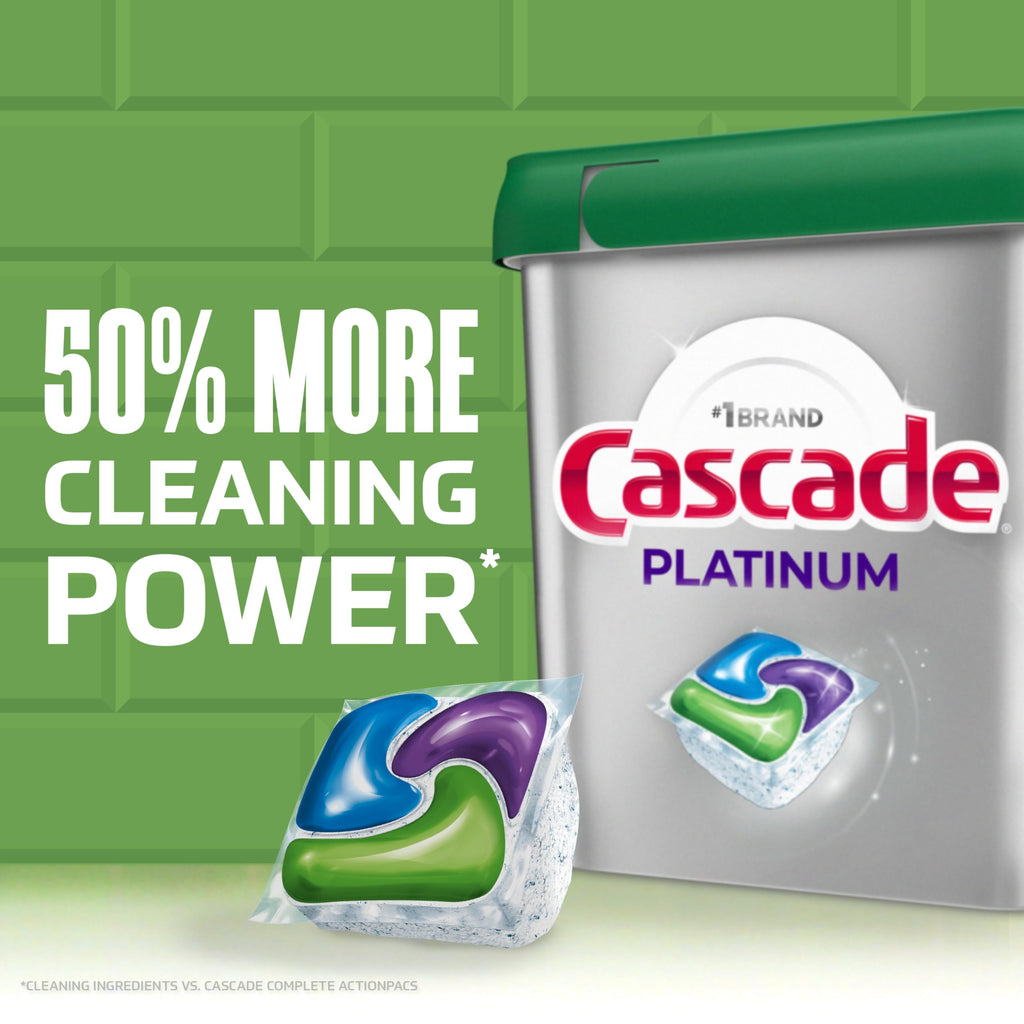 Cascade Platinum Dishwasher Pods – Fresh Scent

