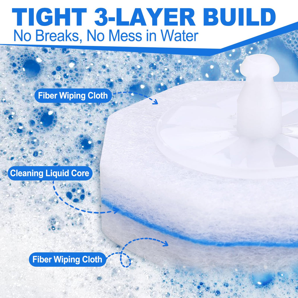 Zeefpod Toilet Wand Refills - 4X Cleaning Power

