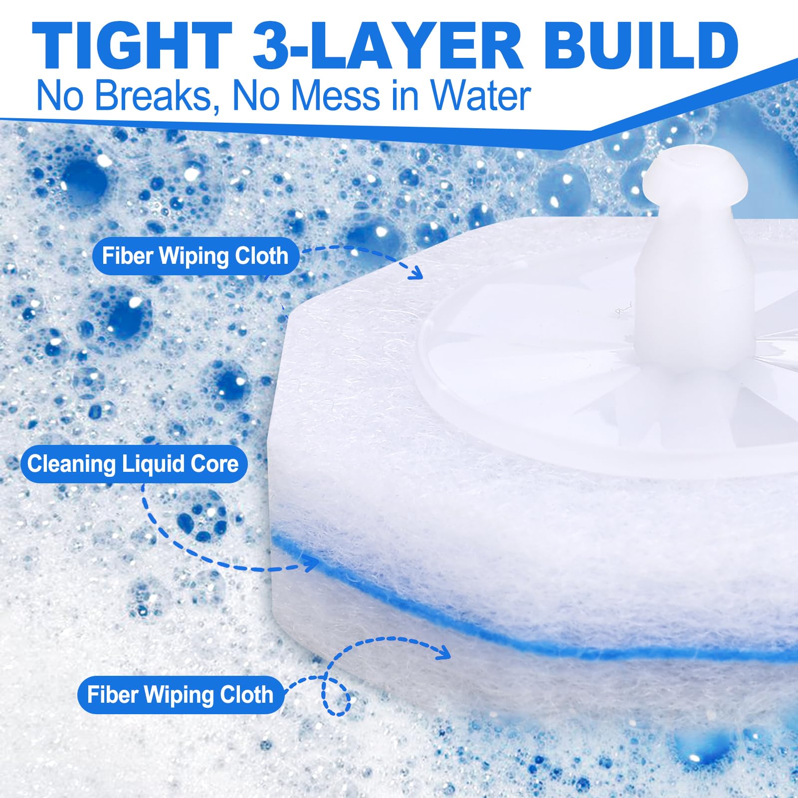 Zeefpod Toilet Wand Refills - 4X Cleaning Power

