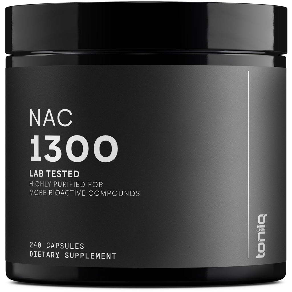 Toniiq NAC Supplement 1300mg | 98% Purity

