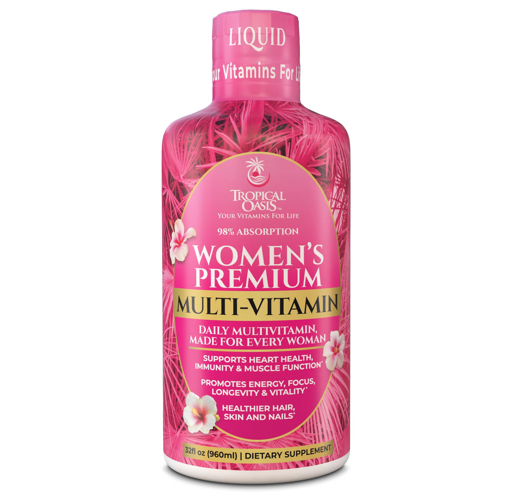 Liquid Multivitamin for Women – Tropical Oasis Formula

