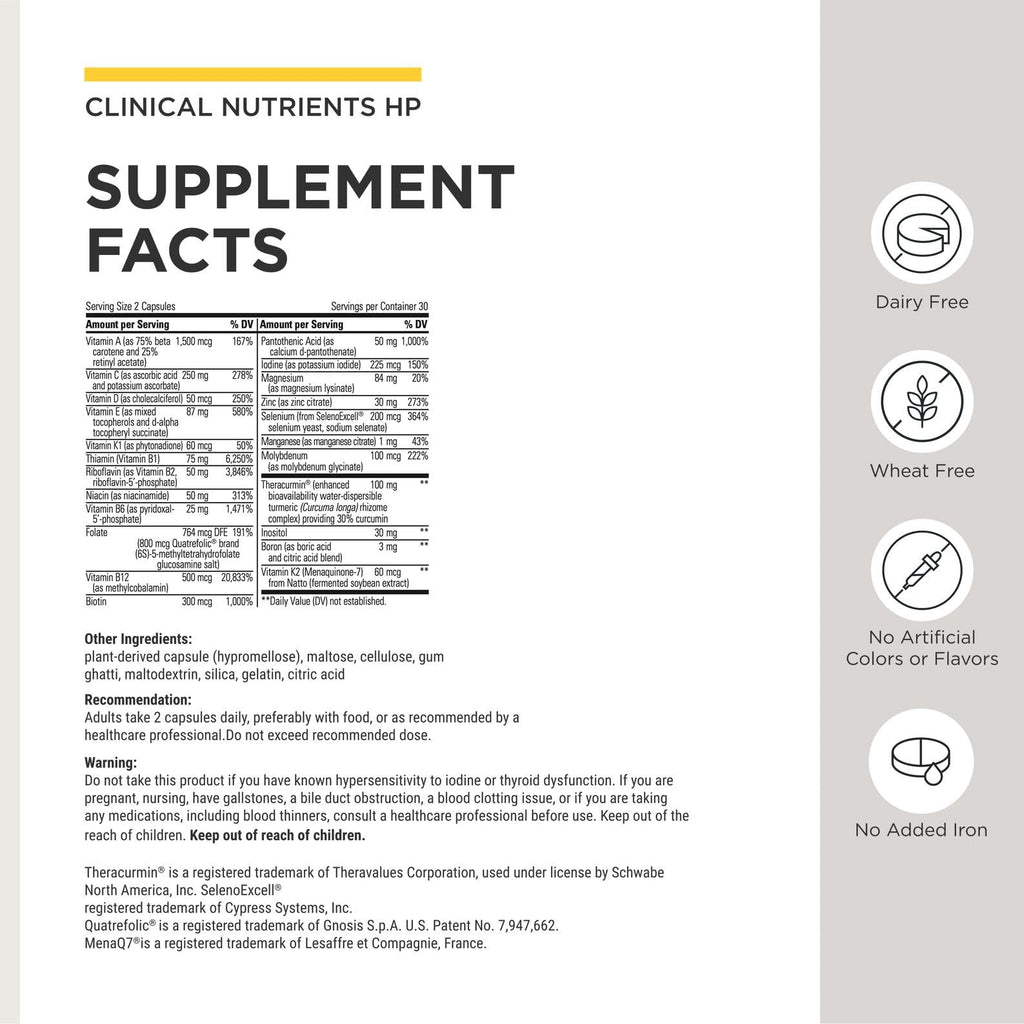 Integrative Therapeutics Clinical Nutrients HP Multivitamin


