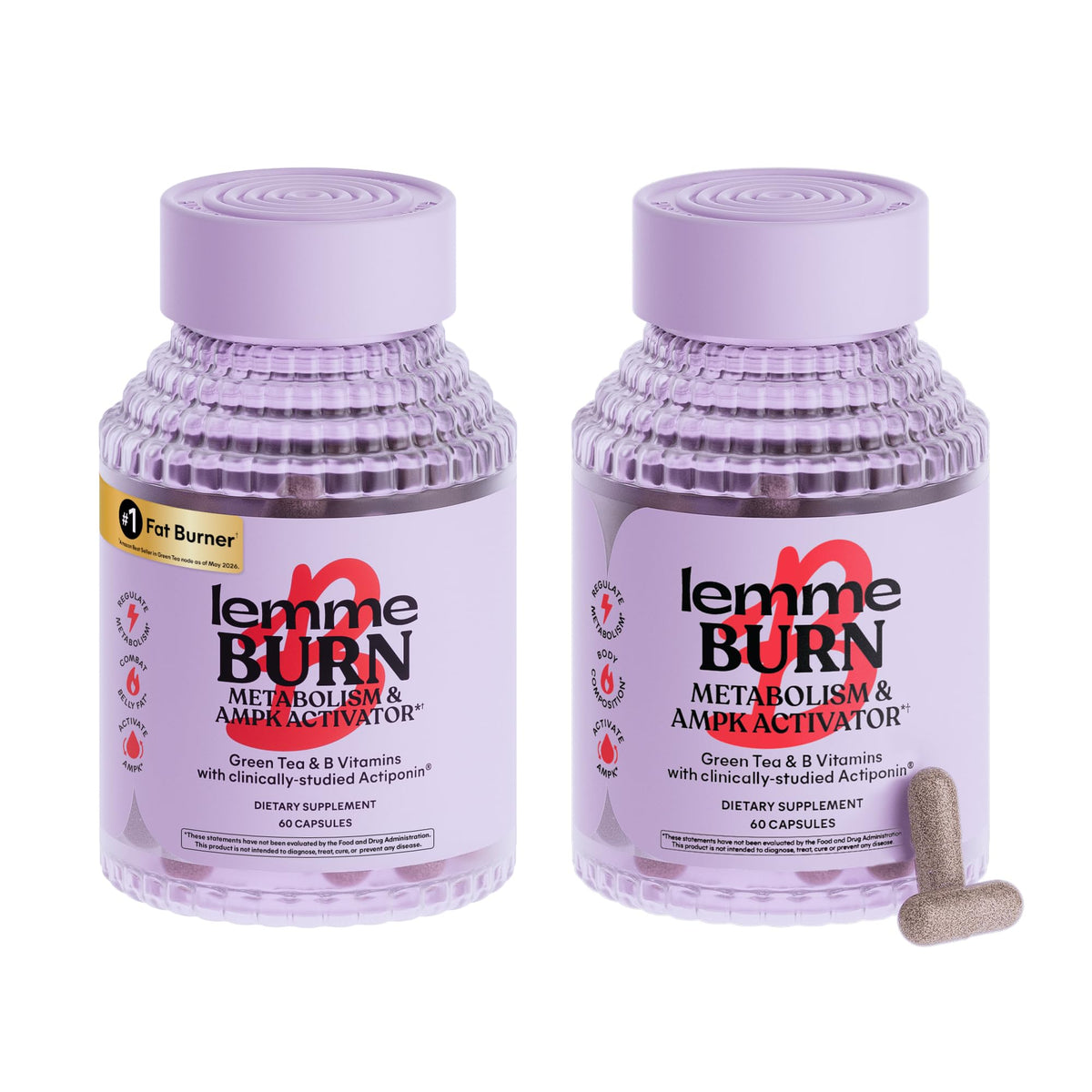 Lemme Burn Metabolism Support Supplement with Actiponin Gynostemma