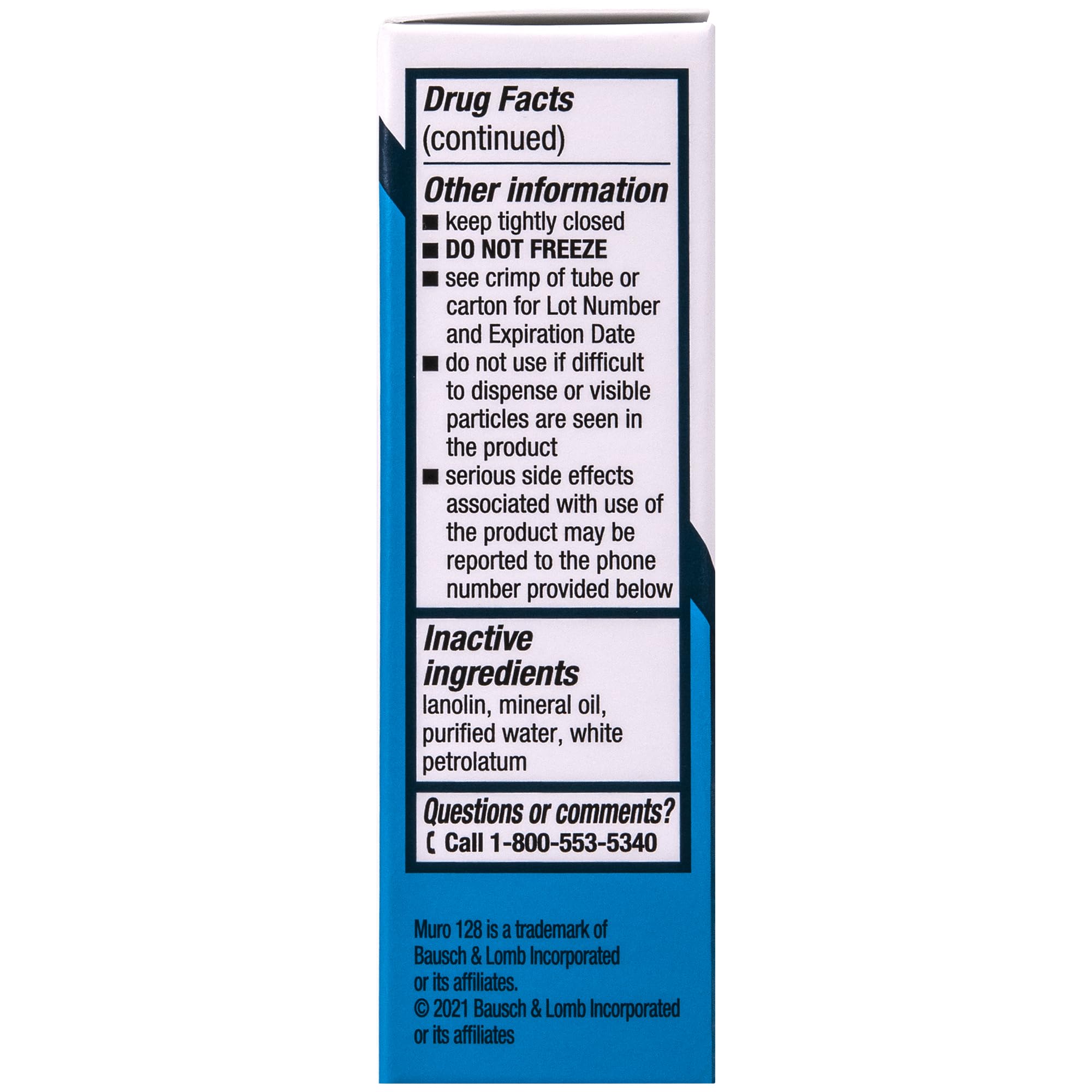Bausch + Lomb Muro 128 Ointment for Corneal Edema

