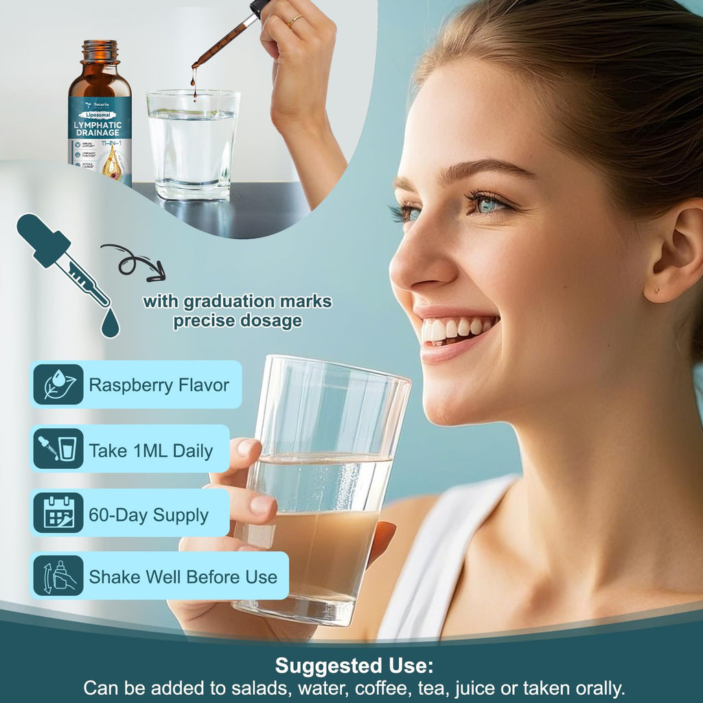 Totaria Liposomal Lymphatic Drops – 11-in-1 Organic Lymphatic Support

