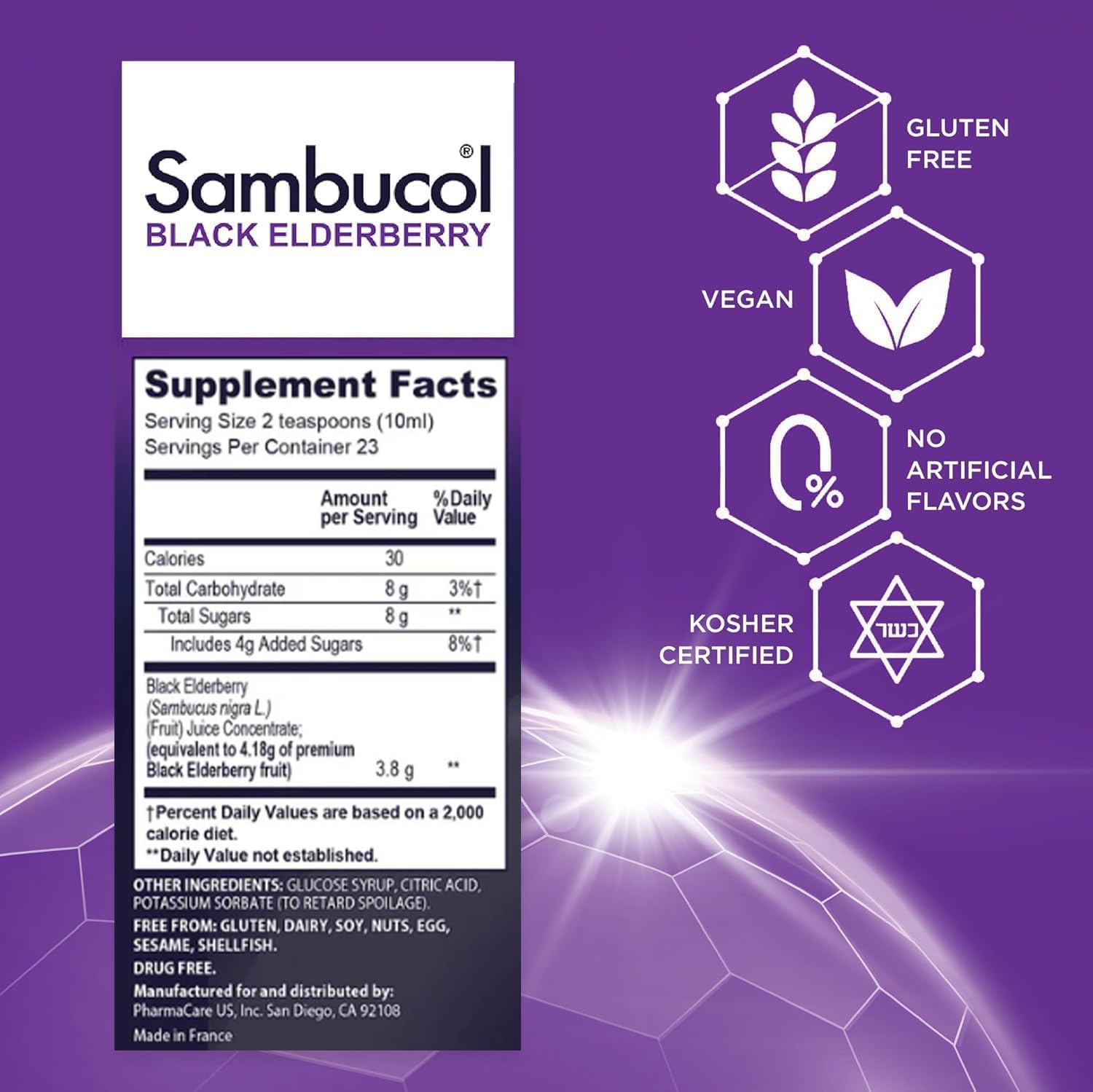 Sambucol Black Elderberry Syrup Immune Support

