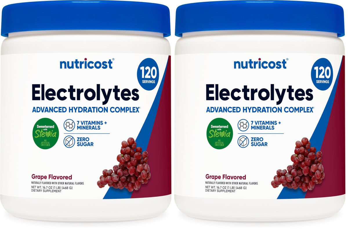 Nutricost Electrolyte Complex Powder - Hydration Drink Mix with Vitamins and Minerals