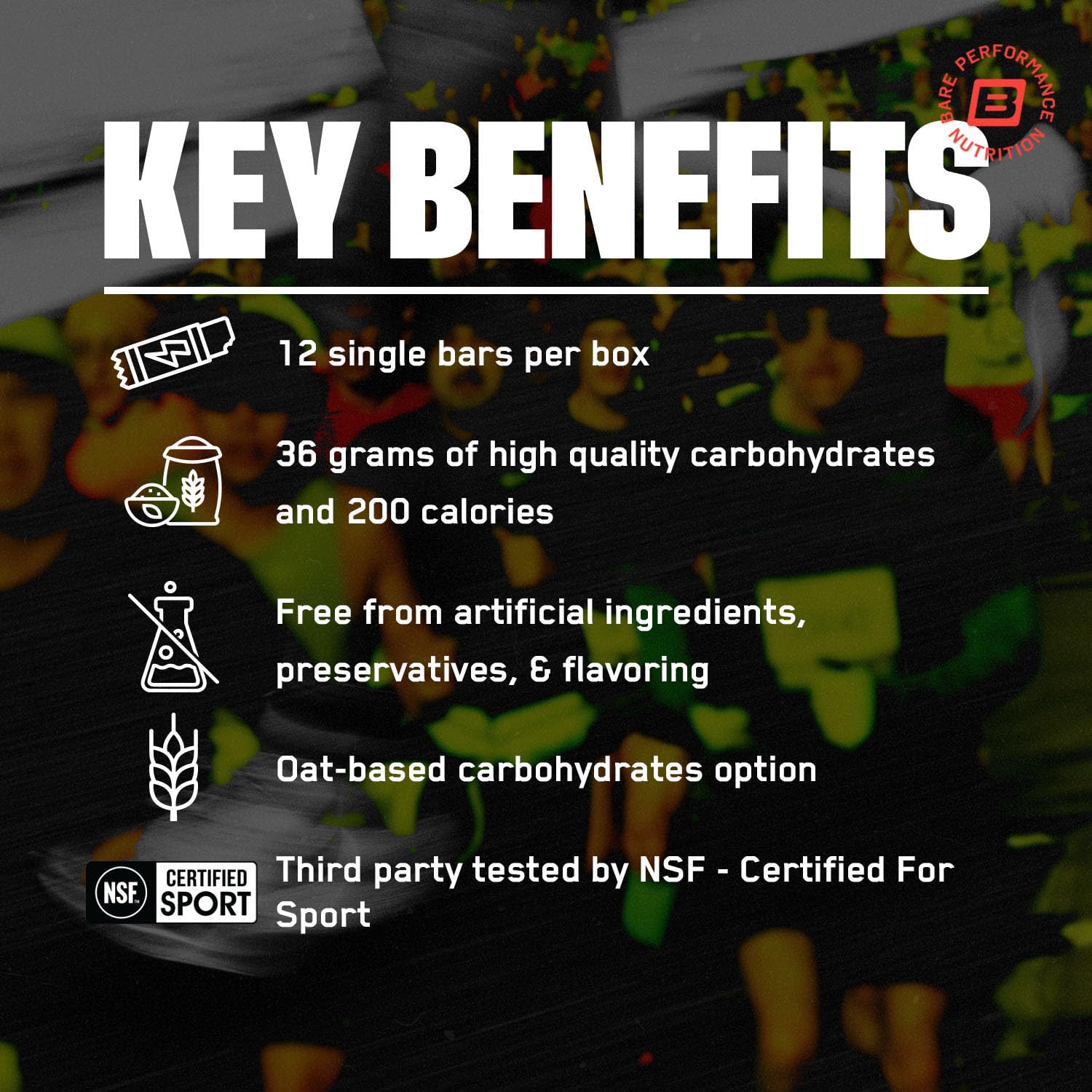 Go Bar - BARE PERFORMANCE NUTRITION Oat-Based Snack

