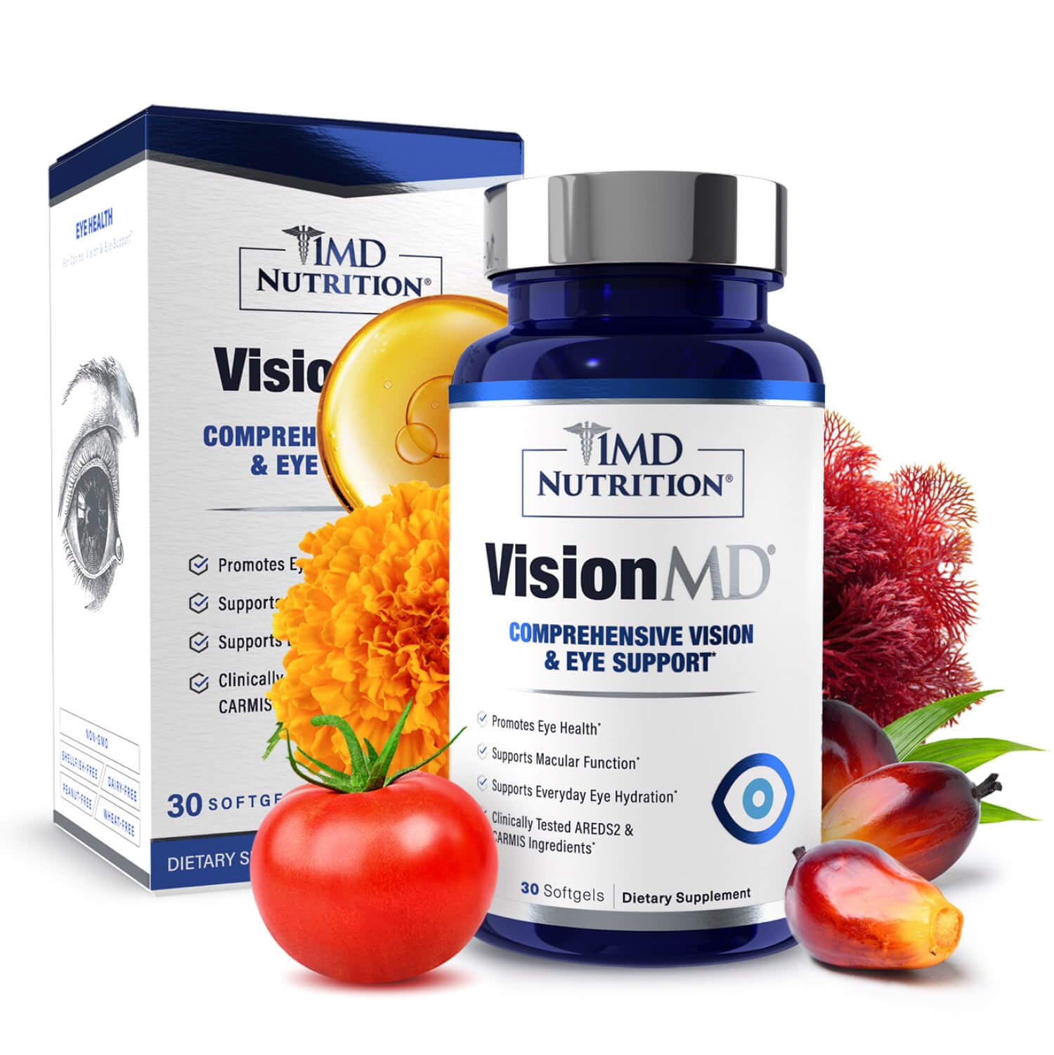1MD VisionMD Eye Vitamin CARMIS with OptiLut Lutein & Zeaxanthin