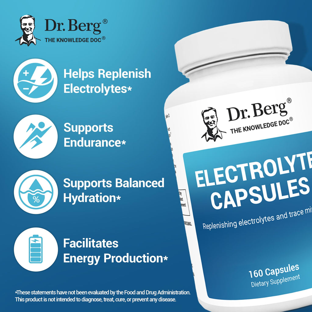 Dr. Berg Electrolyte Supplement for Hydration

