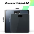 RunStar Bathroom Digital Scale Ultra-Wide Platform

