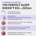 Melatonin Sleep Support Capsules with Herbal Blend

