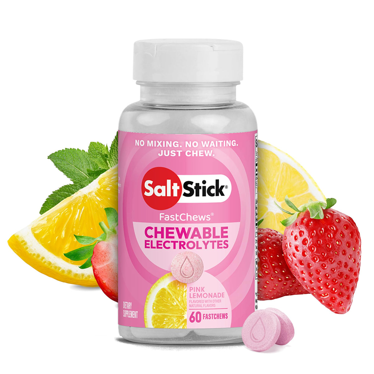 SaltStick Electrolyte FastChews Chewable Hydration Tablets