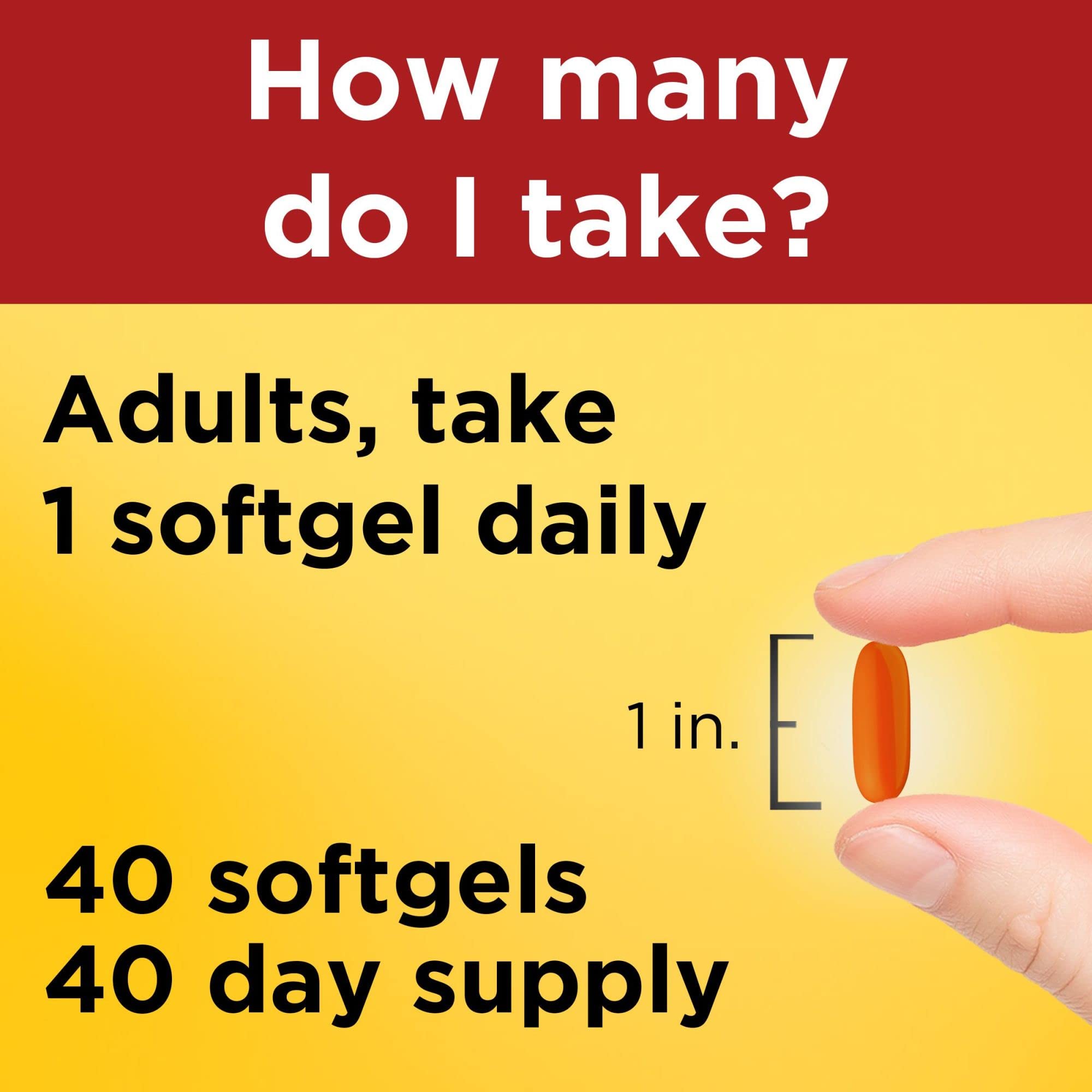 Nature Made CoQ10 400 mg Softgels for Heart Health

