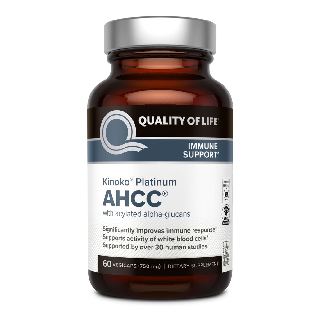 Quality of Life Kinoko Platinum AHCC Immune Support

