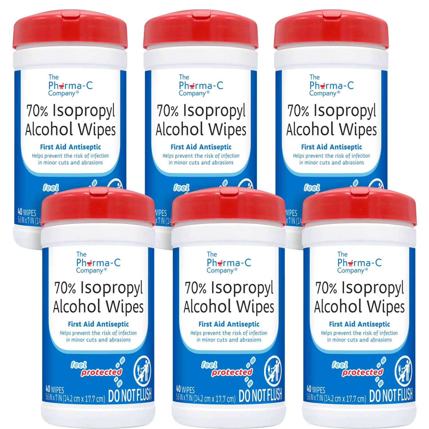 Isopropyl Alcohol Wipes by The Pharma-C Company

