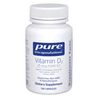 Vitamin D3 Supplement by Pure Encapsulations for Bone Health

