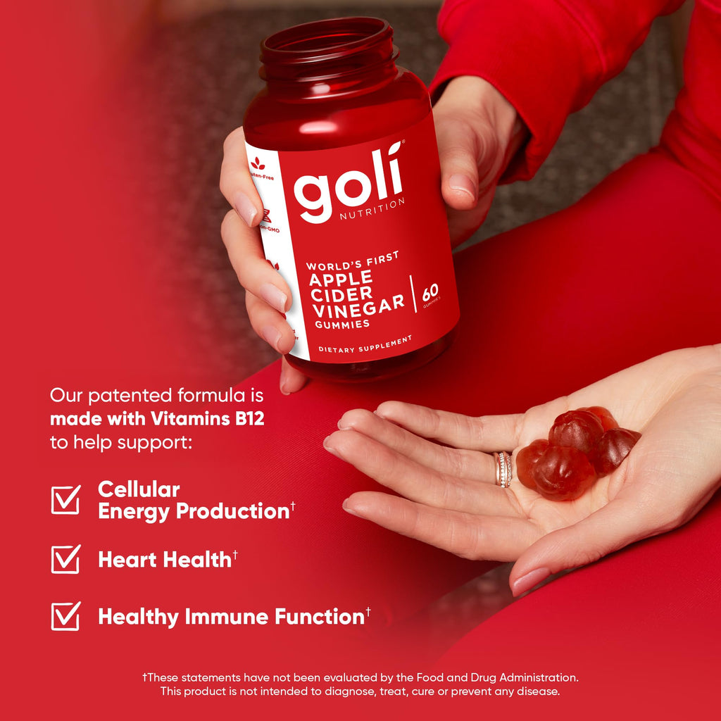 Goli Apple Cider Vinegar Gummies with B12 Beetroot

