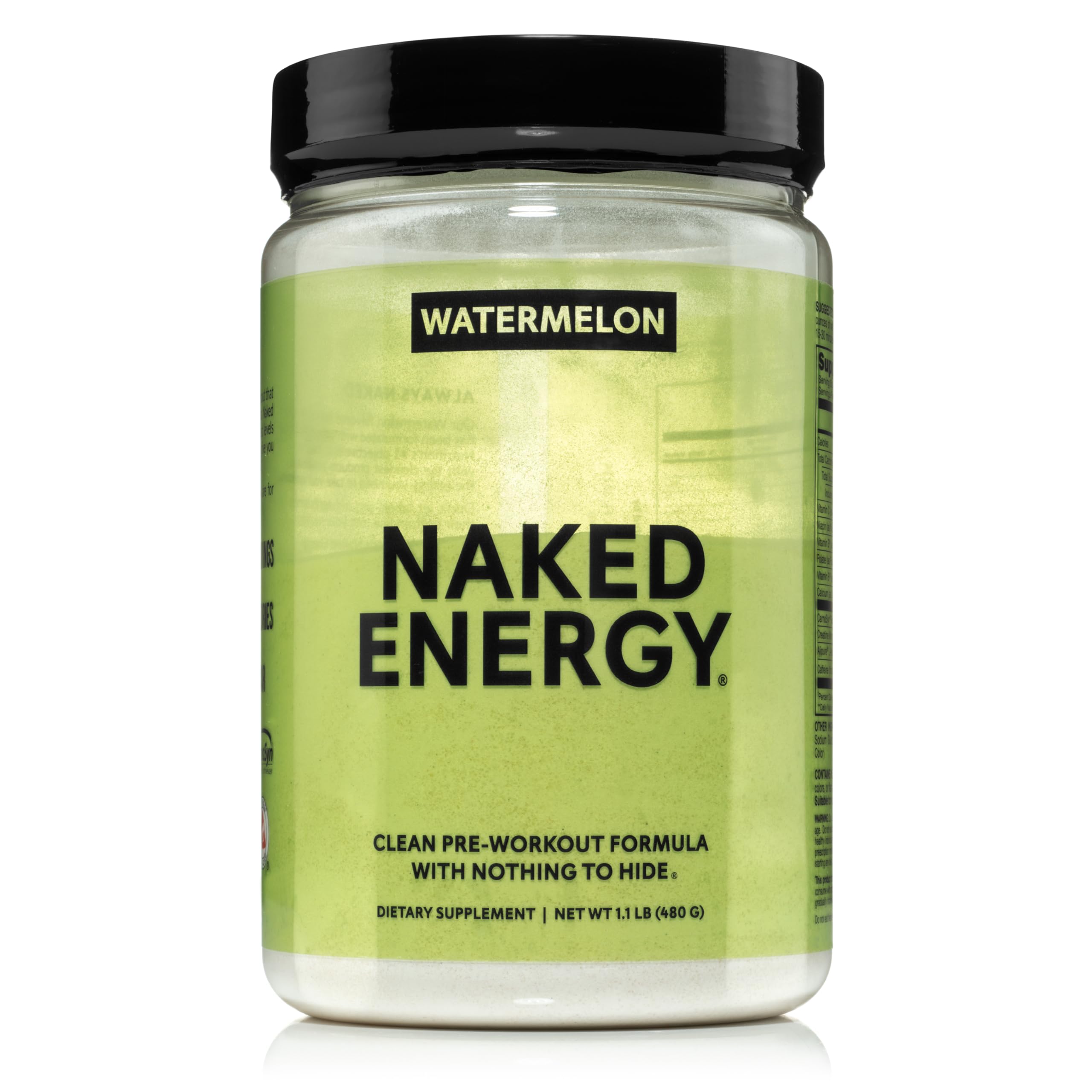 Naked Energy Pre Workout Powder – NSF Certified, Vegan